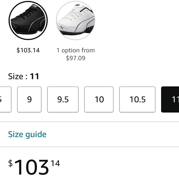 Men/boys Puma performance sneaker size 11 - Picture 8 of 9